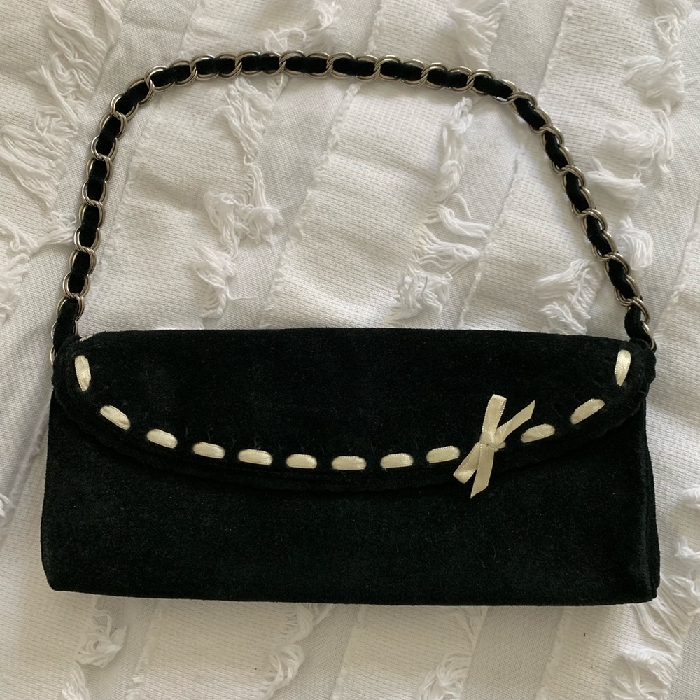 Banana Republic Suede Evening Bag